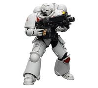JOYTOY Warhammer 40K 1/18 Action Figure White Scars Intercessor with Bolt Rifle, Bolt Pistol and Chainsword 4.8'' Mehca Model Collector's Gift