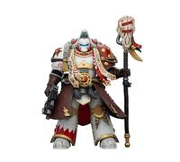 JOYTOY Warhammer 40k 1/18 Action Figure White Scars Stormseer Consul with Force Staff and Bolt Pistol