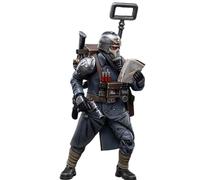 JOYTOY Warhammer 40K 1/18 Action Figures Astra Militarum Death Korps of Krieg Veteran Squad Guardsman Communications Specialist Collectible Model Birthday Gifts