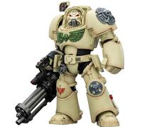 JOYTOY Warhammer 40K 1/18 Action Figures Dark Angels Terminator 3 with Power Fist and Assault Cannon 5.6Inch Collectible Model Birthday Gifts Warhammer Series Model