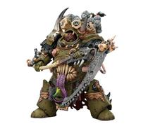 JOYTOY Warhammer 40K 1:18 Action Figures, Death Guard Deathshroud Terminator Champion with Manreaper and Plaguespurter Gauntlets, 14CM Height