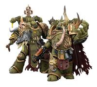 JOYTOY Warhammer 40K 1/18 Action Figures Death Guard Plague Marine Champion and Plague Marine 2PCS Collectible Model Artifacts Birthday Gifts Pre-Order in Apr.