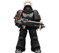 JOYTOY Warhammer 40K 1/18 Action Figures Game Edition Black Templars Heavy Intercessor with Heavy Bolt Rifle and Bolt Pistol Collectible Model 5-Inch