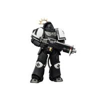JOYTOY Warhammer 40K 1:18 Action Figures, Game Edition Black Templars Heavy Intercessor with Heavy Bolt Rifle and Bolt Pistol, 12CM Height Collectible Action Figures