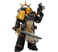 JOYTOY Warhammer 40K 1/18 Action Figures Imperial Fists Champion Consul with Combi-Melta and Power Sword 4.88Inch Artifacts Display Base,Desktop Decoration and Gift