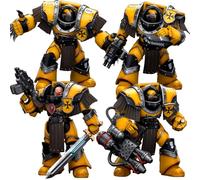 JOYTOY Warhammer 40K 1/18 Action Figures Imperial Fists Legion Cataphractii Terminator Squad 4PCS Collectible Model