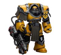JOYTOY Warhammer 40K 1/18 Action Figures Imperial Fists Legion Cataphractii Terminator Squad Legion Cataphractii with Heavy Flamer Collectible Model