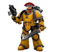 JOYTOY Warhammer 40K 1/18 Action Figures Imperial Fists Legion MkIII Tactical Squad Sergeant with Power Sword Collectible Model