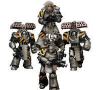 JOYTOY Warhammer 40K 1/18 Action Figures lron Warriors 4PCS Collectible Model Partial pre-Sale Amount Available Around Aug.