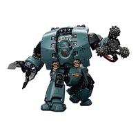 JOYTOY Warhammer 40K 1/18 Action Figures Sons of Horus Leviathan Dreadnought with Siege Drills Collectible Model