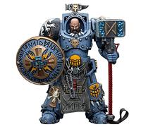 JOYTOY Warhammer 40K 1/18 Action Figures Space Wolves Arjac Rockfist Collectible Model