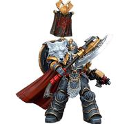 JOYTOY Warhammer 40K 1/18 Action Figures Space Wolves Legion Praetor with Power Axe and Combat Shield Collectible Model 4.9Inches