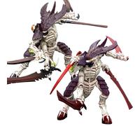 JOYTOY Warhammer 40K 1/18 Action Figures Tyranids Hive Fleet Leviathan Tyranid Warrior with Boneswords 2PCS Collectible Model