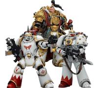 JOYTOY Warhammer 40K 1/18 Action Figures White Scars Jaghatai Khan Primarch 3PCS Collectible Model Birthday Gifts Warhammer Series Model Pre-Order in Apr.