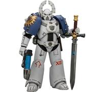 JOYTOY Warhammer 40K 1/18 Action Figures World Eaters MKVI Tactical Sergeant with Plasma Pistol and Power Sword 4.80Inch Artifacts Display Base,Desktop Decoration and Gift
