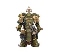 JOYTOY Warhammer 40K 1/18 Death Guard Plague Marine 4.80 inch | Death Guard Plague Marine with Bubotic axe and Plague Knife Action Figure 1/18 Collection Model Birthday Gifts 15Age+