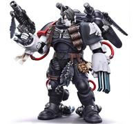 JOYTOY Warhammer 40K 1/18 Scale Action Figure, Raven Guard Chapter Master Kayvaan Shrike - Articulated Figurine for Collection & Gifts - JT6427