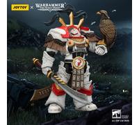 Warhammer 40,000 Action Figure White Scars Legion Praetor in Cataphractii Terminator Armour with Cyber Hawk Chogorian Sword and Combi-melta 14 cm