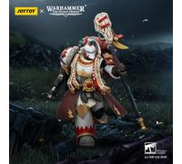 Warhammer 40,000 Action Figure White Scars Stormseer Consulwith Force Staff and Bolt Pistol 12 cm