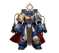 JOYTOY Warhammer 40K 5" 1/18 Action Figure SpaceMarine Ultramarines Marneus Calgar, Chapter Master with MKX Gravis Armour and Gauntlets of Ultramar
