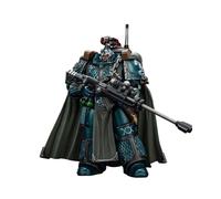 JOYTOY Warhammer 40k Alpha Legion, Alpha Legion Exodus 'The One who is Many’With Sniper Rifle And Power Dagger 1/18 Action Figure, Dedicated To You Who Love Collecting