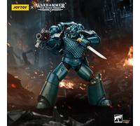 JOYTOY Warhammer 40K Alpha Legion Exodus The One who is Many & Headhunter Prime