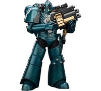 JOYTOY Warhammer 40k Alpha Legion Headhunter With Banestrike Combi-Bolter And Power Dagger 1/18 Action Figure Collect And Display Model