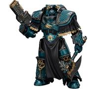 JOYTOY Warhammer 40k Alpha Legion Lernaean Terminator with Volkite Charger 1/18 Action Figure Collect And Display Model