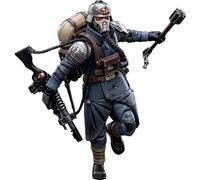 JOYTOY Warhammer 40k Astra Militarum, Astra Militarum Death Korps of Krieg Veteran Squad Guardsman 1/18 Action Figure, Dedicated To You Who Love Collecting