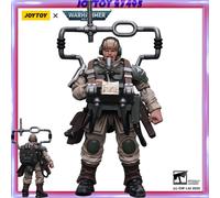 Joy Toy Warhammer 40k Action 1/18 Astra Militarum Cadian Command Squad Veteran With Master Vox 12 Cm Figure Brown