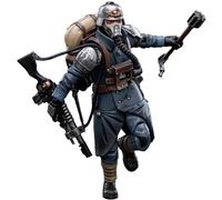 JOYTOY Warhammer 40k Astra Militarum Death Korps of Krieg Veteran Squad Guardsman 1/18 Action Figure Collect And Display Model