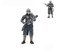 JOYTOY Warhammer 40K Astra Militarum Death Korps of Krieg Veteran Squad Guardsman with Flamer 1/18 Scale Action Figure Model 15+ Collectible for Holidays & Birthdays!