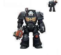 JOYTOY Warhammer 40K Black Templars Terminator 2 with Power Fist and Storm Bolter 1/18 Scale Action Figure Model 15+ Collectible for Holidays, Birthdays & Special Occasions!