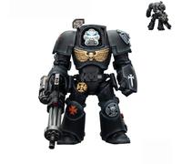 JOYTOY Warhammer 40K Black Templars Terminator 3 with Power Fist and Assault Cannon 1/18 Scale Action Figure Model 15+ Collectible for Holidays, Birthdays & Special Occasions!