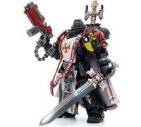 JOYTOY Warhammer 40k Black TemplarsSword BrethrenBrother Lombast 1/18 Action Figure Collect And Display Model