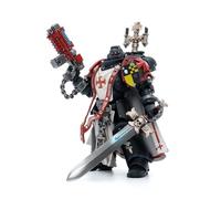 JOYTOY Warhammer 40k Black TemplarsSword BrethrenBrother Lombast 1/18 Action Figure, Dedicated To You Who Love Collecting