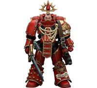 JOYTOY Warhammer 40k Blood Angels, 1/18 Blood Angels Raldoron First Captain of the Blood Angels Action Figure Collect Model
