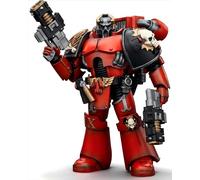 JOYTOY Warhammer 40K Blood Angels Angel's Tears Squad Arch-Erelim with Volkite Serpentas 1/18 Scale Action Figure, Articulated Figure for Collection & Gifts - JT00355