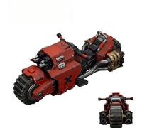 JOYTOY Warhammer 40K Blood Angels Raider-pattern Combat Bike with twin-linked bolt rifles 1/18 Scale Action Figure Model 15+ Collectible for Holidays & Birthdays!