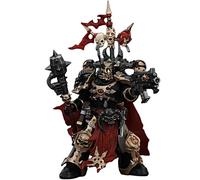 JOYTOY Warhammer 40K Chaos Space Marines Black Legion Chosen Champion with bolter and power maul 1/18 Scale Action Figure Model 15+ Collectible for Holidays&Birthdays