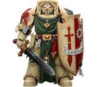 JOYTOY Warhammer 40k Dark Angels Deathwing Knight 2 With Power Sword, Storm Shield and Watcher in the Dark 1/18 Action Figure Collect And Display Model