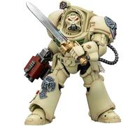JOYTOY Warhammer 40k Dark Angels Deathwing Terminator 1 with Power Sword and Storm Bolter 1/18 Action Figure Collect And Display Model
