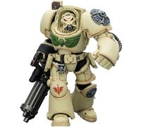 JOYTOY Warhammer 40k Dark Angels Deathwing Terminator 3 with Power Fist and Assault Cannon 1/18 Action Figure Collect And Display Model