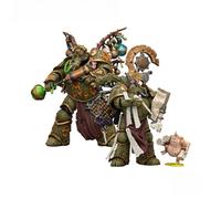 JOYTOY Warhammer 40K Death Guard 2-Pack：Biologus Putrifier & Tallyman Highly detailed 1/18 Scale Action Figure Model 15+ Collectible for Birthdays