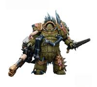 JOYTOY Warhammer 40K Death Guard Blightlord Terminator 1 with Reaper Autocannon and Bubotic Blades High-Detailed Paint Action Figure Model 15+ Collectible for Holidays & Birthdays!