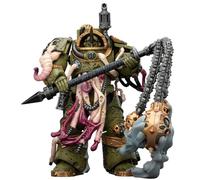JOYTOY Warhammer 40k Death Guard Blightlord Terminator 2 with Flail of Corruption 1/18 Action Figure
