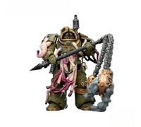 JOYTOY Warhammer 40K Death Guard Blightlord Terminator 2 with Flail of Corruption High-Detailed Paint Action Figure Model 15+ Collectible for Holidays & Birthdays!