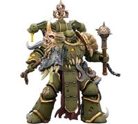 JOYTOY Warhammer 40k Death Guard Plague Marine With Bubotic axe and Plague Knife 1/18 Action Figure Collect And Display Model