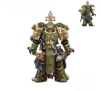 JOYTOY Warhammer 40K Death Guard Plague Marine with Bubotic axe and Plague Knife 1/18 Scale Action Figure 15+ Collectible Model for Holidays, Birthdays & Special Occasions!