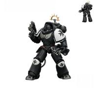 JOYTOY Warhammer 40K Game Edition Black Templars Heavy Intercessor with Heavy Bolt Rifle and Bolt Pistol 1/18 Scale Action Figure Model 15+ Collectible for Birthdays